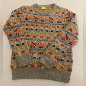 Boys Crewcuts Holiday Sweater with Vibrant Stripes